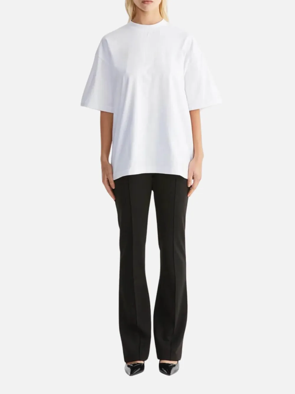 Plain Half Sleeve Round Neck Top