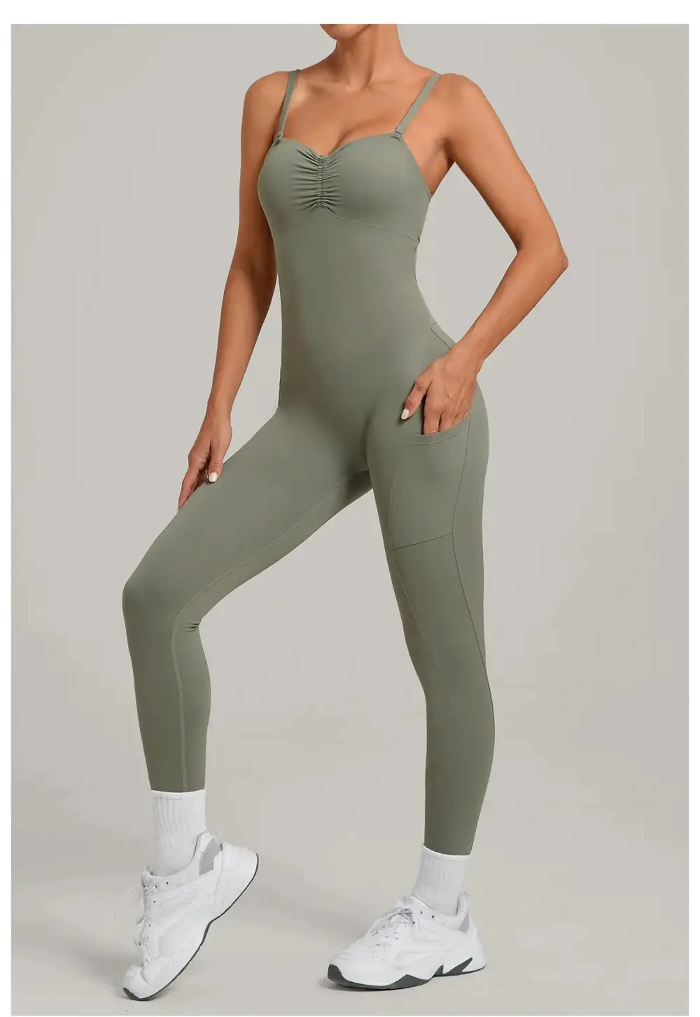 Pocket Detail Studio Bodysuit