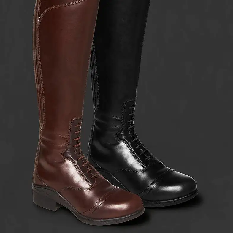 Classic Leather Tall Riding Boots