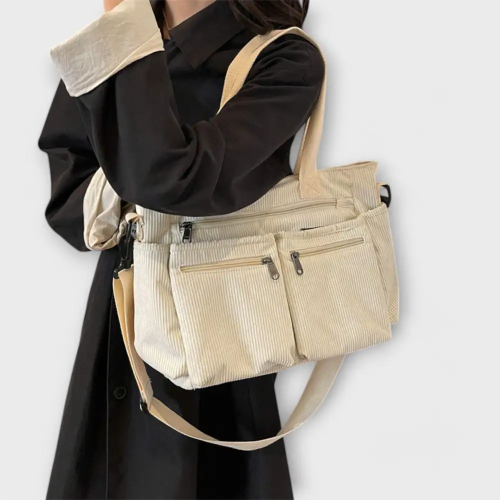 Nylon Soft Grain Tote Bag