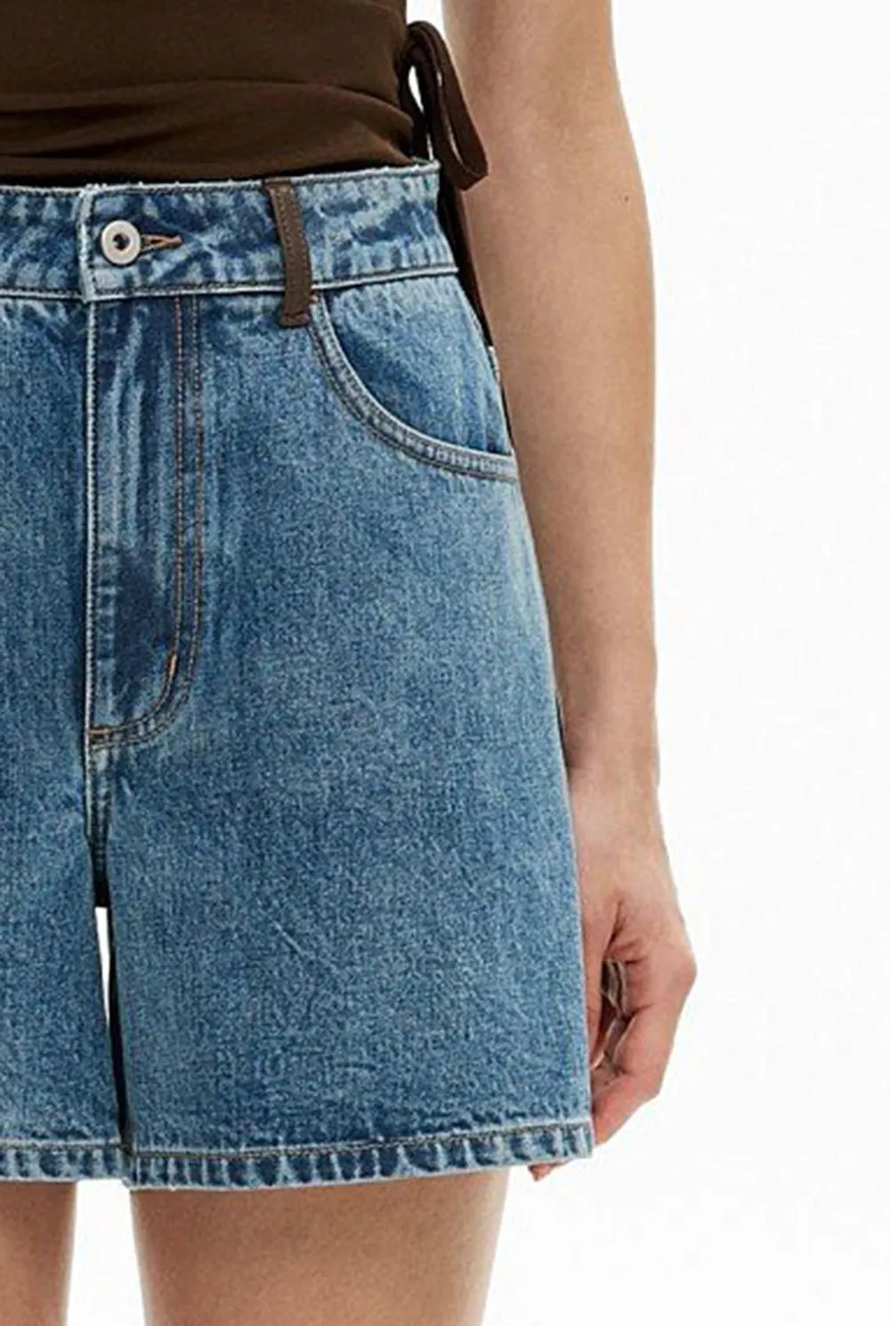 Relaxed Fit Denim Shorts