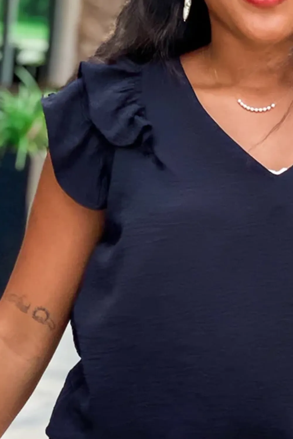 Small Flying Sleeve Top