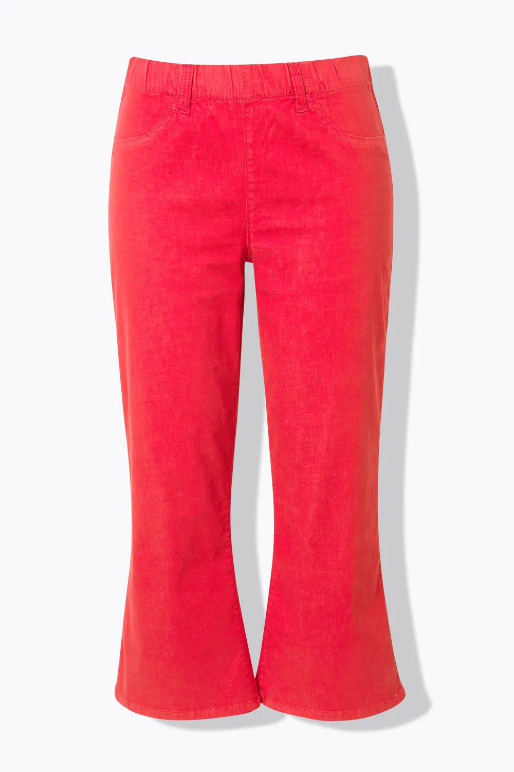 Solid Color Bell Bottom Jeans