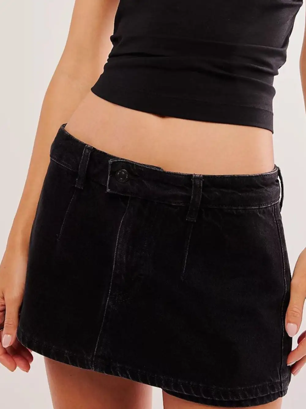 Mini Denim Skort