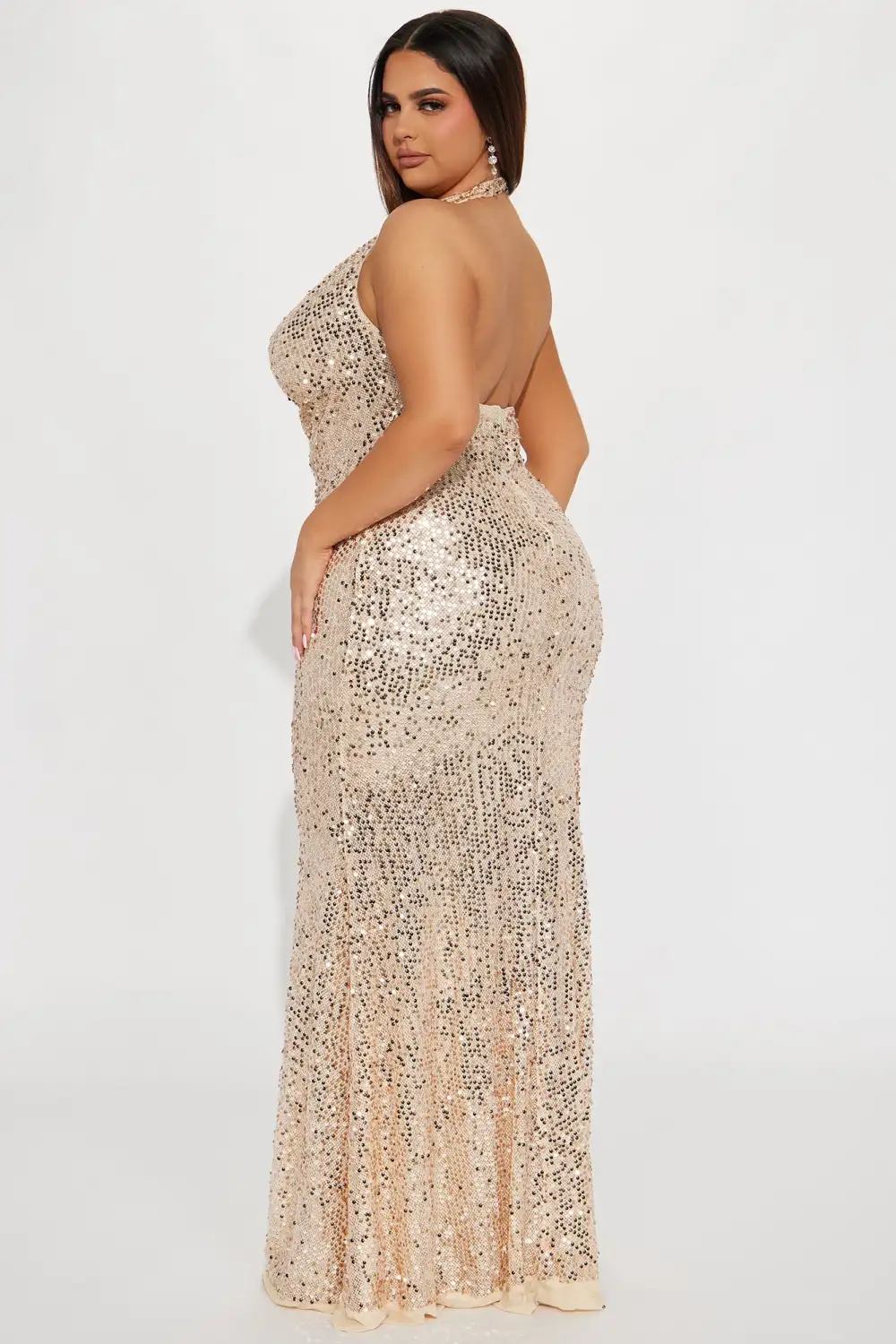 Serene Sequin Gown - Gold