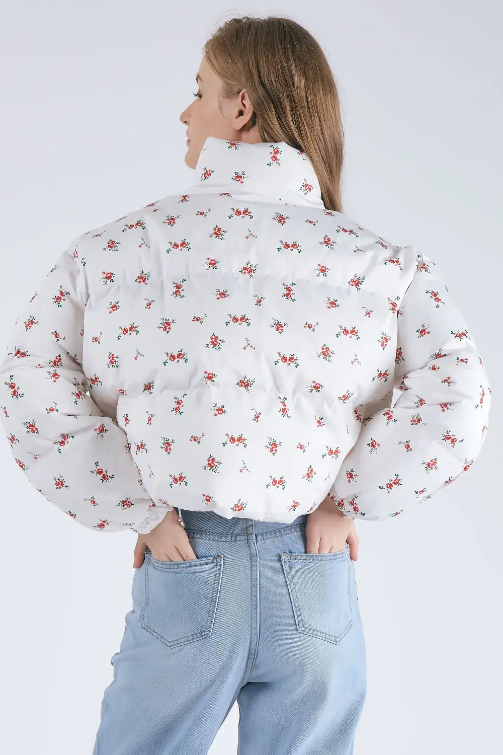 Rosie Floral Puffer Jacket