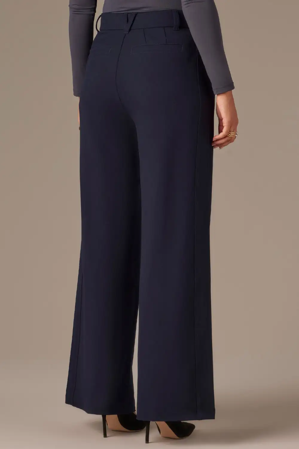 Petite Side Panel Tailored Trousers