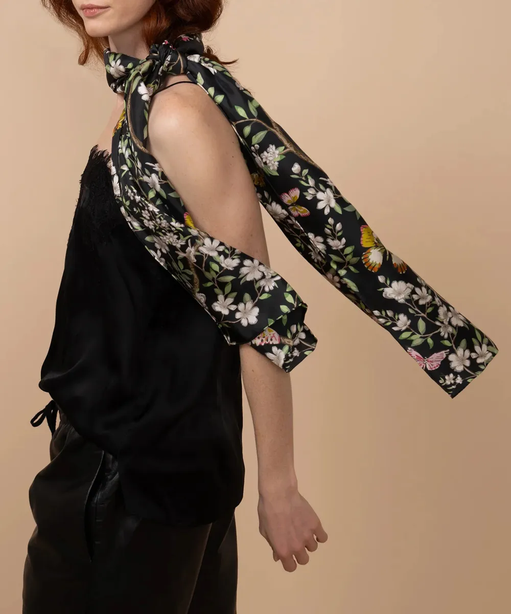 Spring Unfolding Casual Style Silk Oblong Scarf