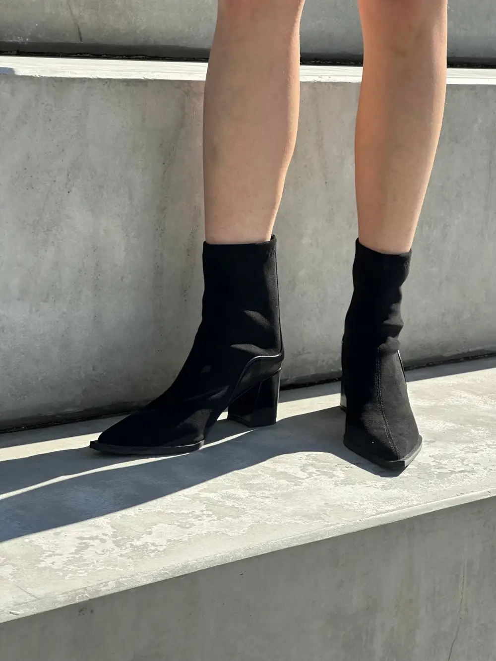 Lamb Leather Ankle Boots