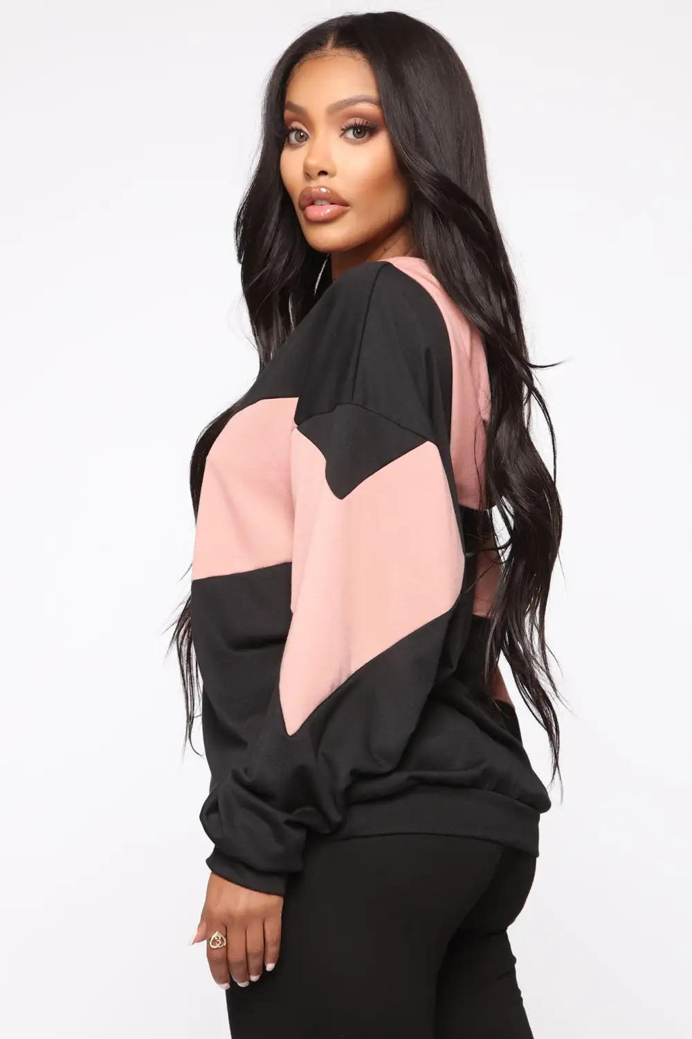 Not Mad At That Pant Set - Black/Mauve