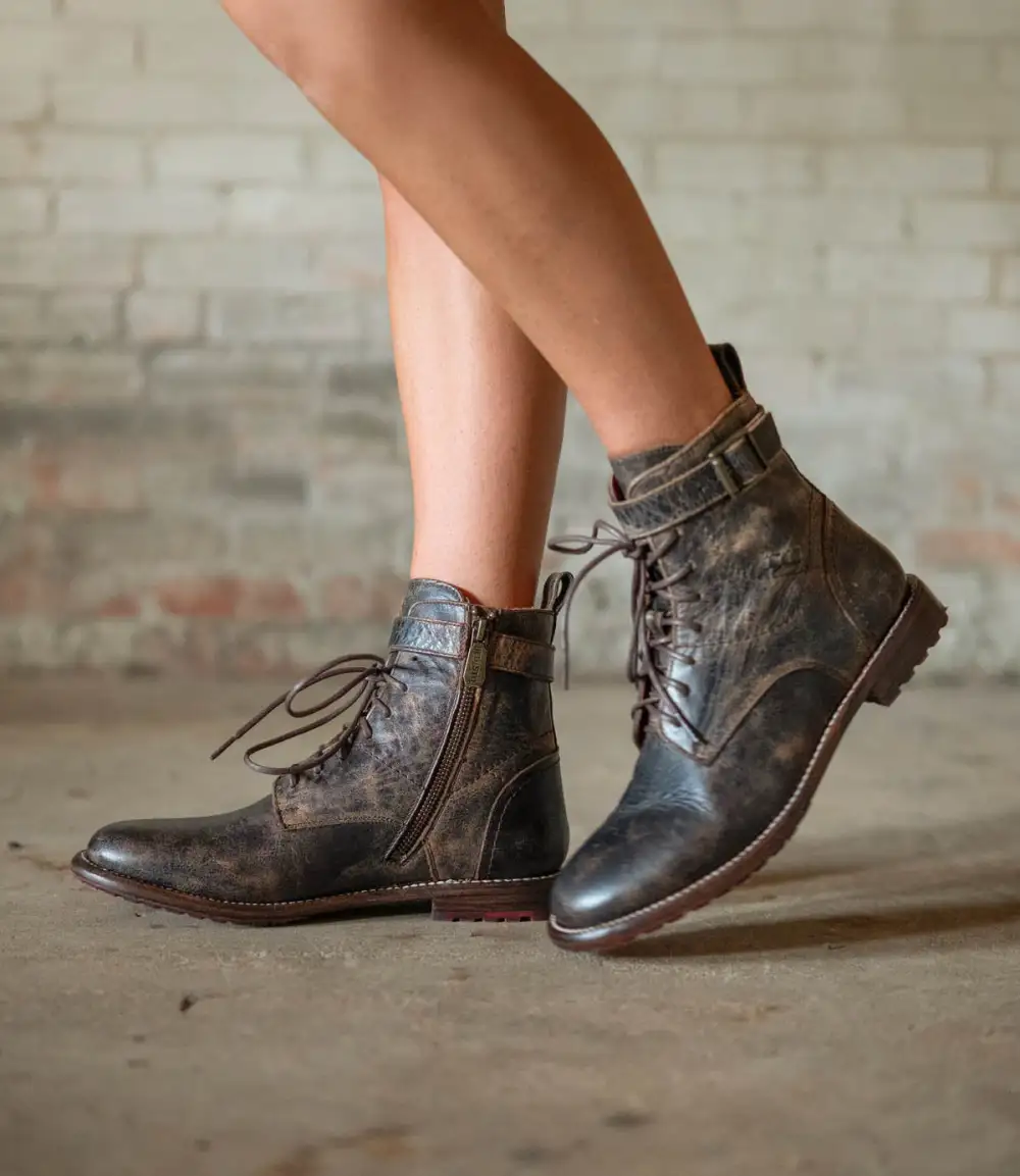 Lace-Up Pull-Tab Everyday Boots