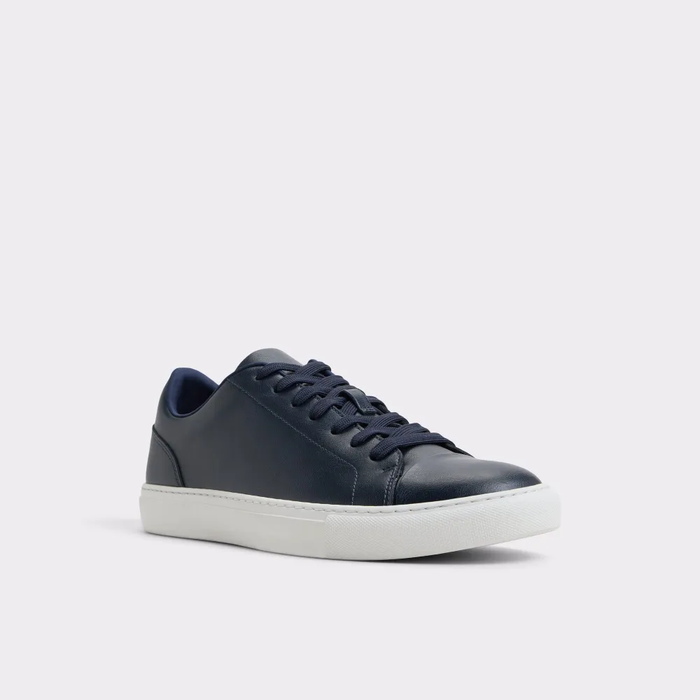 Synthetic Leather Lace Up Sneakers