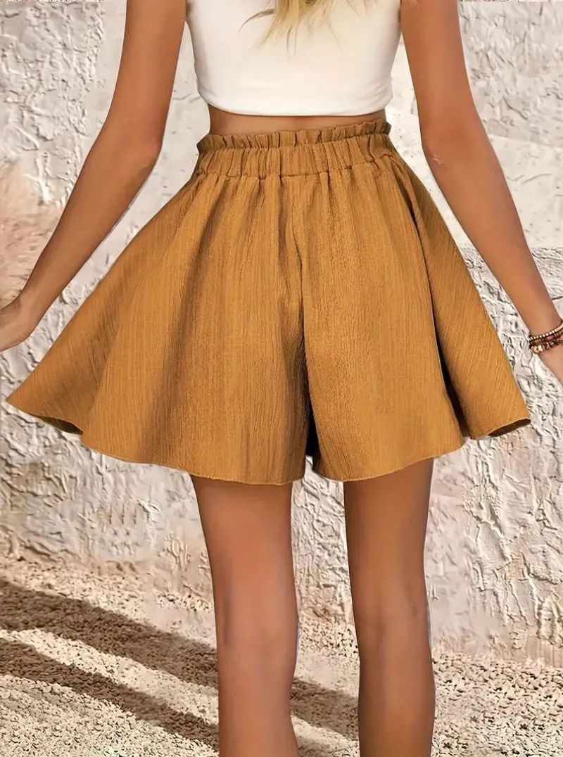 High Waisted Flowy Shorts
