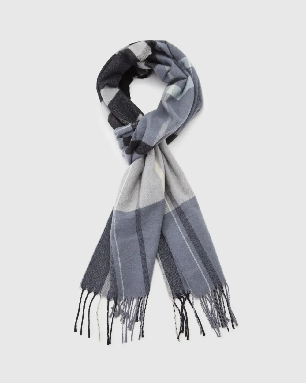 Cotton Plaid Scarf