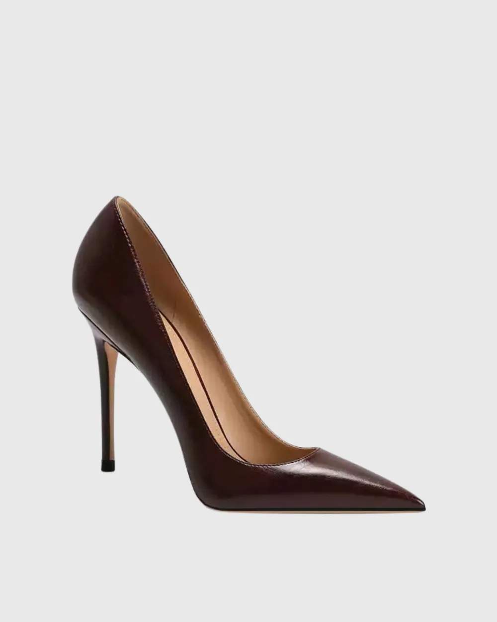Leather Pumps in Brown