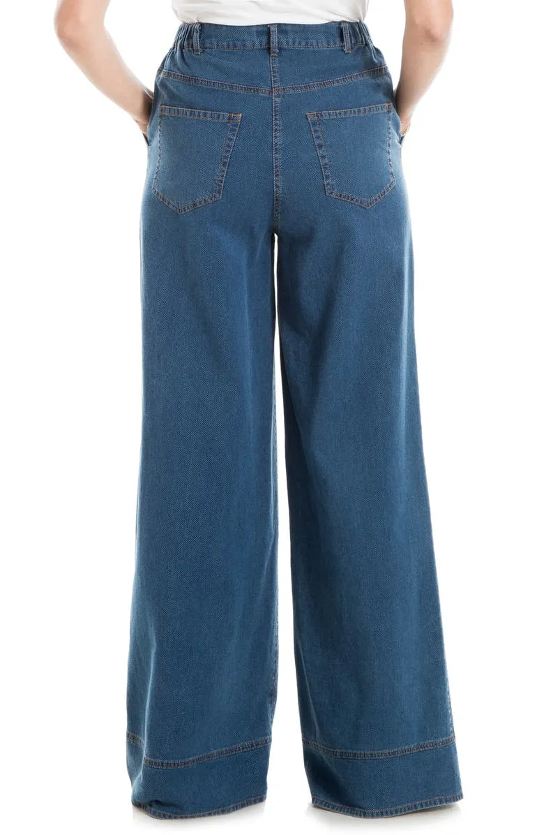 Denim Wide-Leg Jeans