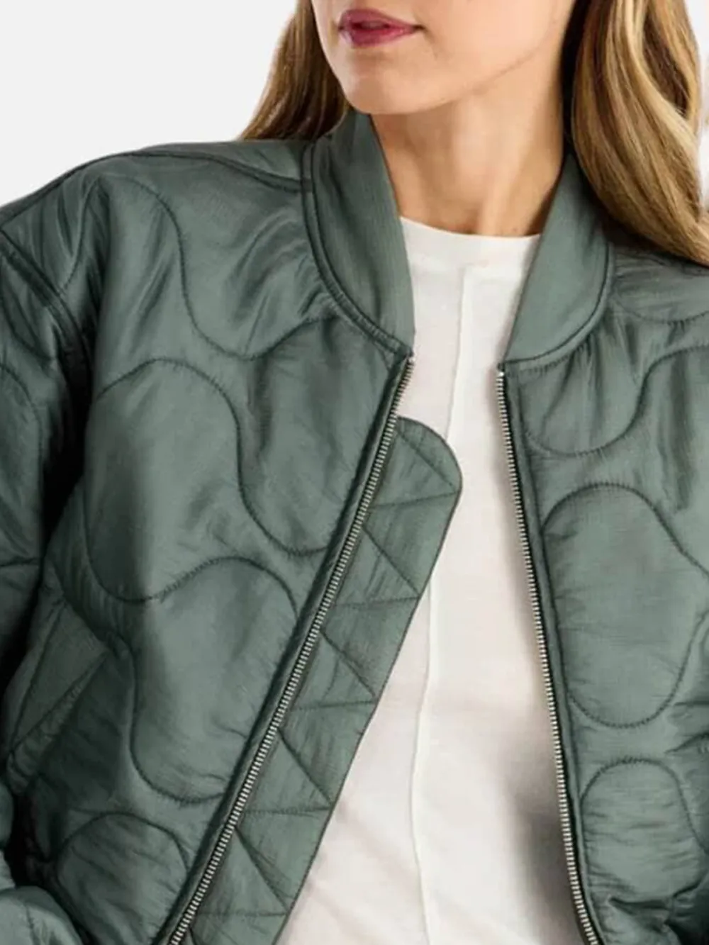 Quilted Zip Up Jacket