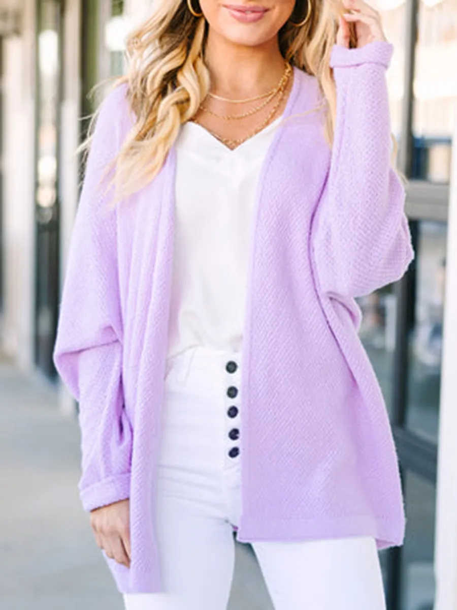 Purple Cardigan