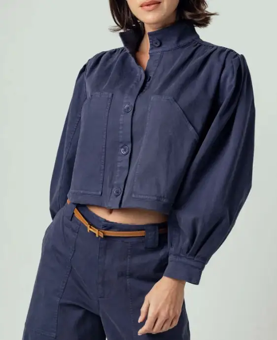 Lightweight Button Front Jacket