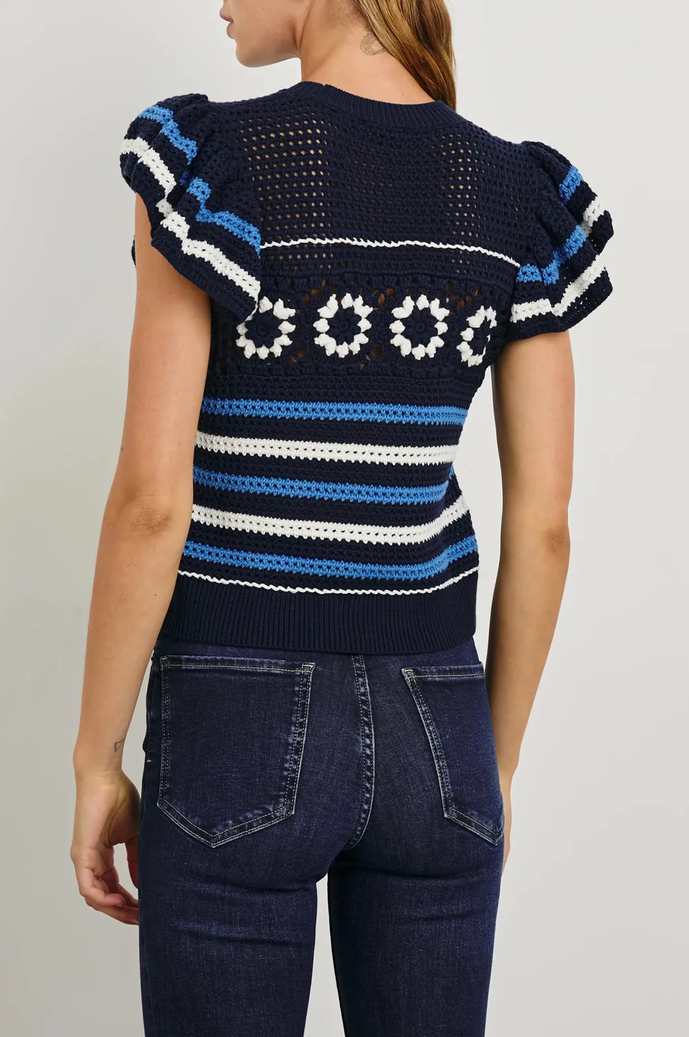 Women's Striped Pattern Blazer