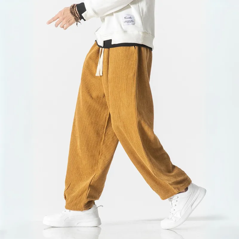 Men's Textured Corduroy Sweatpants