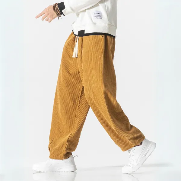 Men's Textured Corduroy Sweatpants