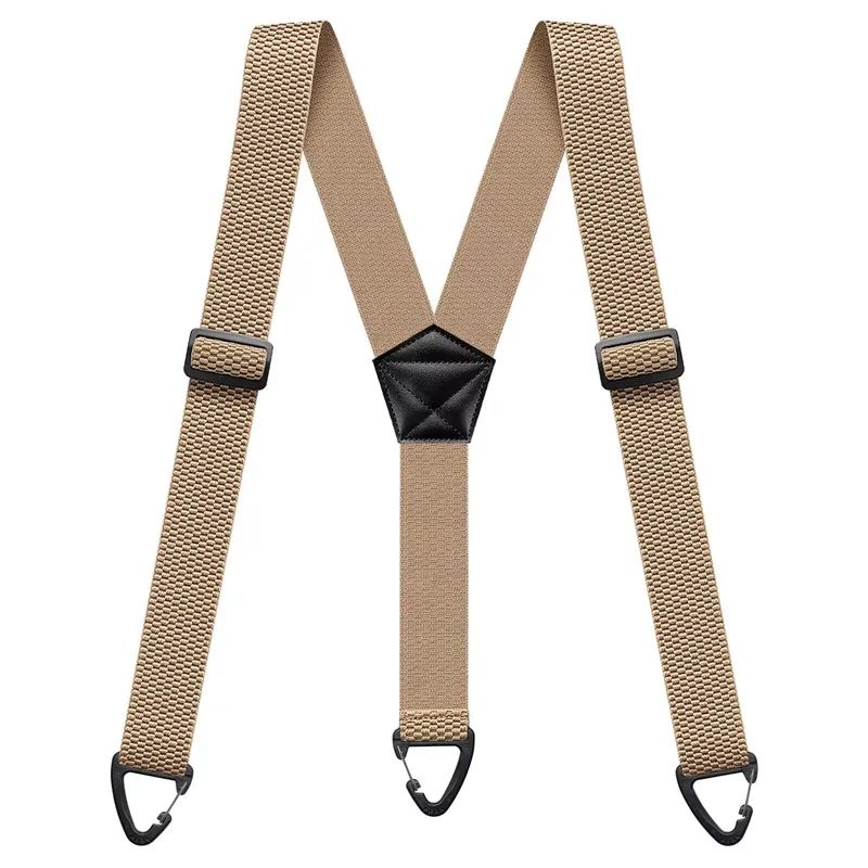 Men's X-Back Suspenders with Hook Clips
