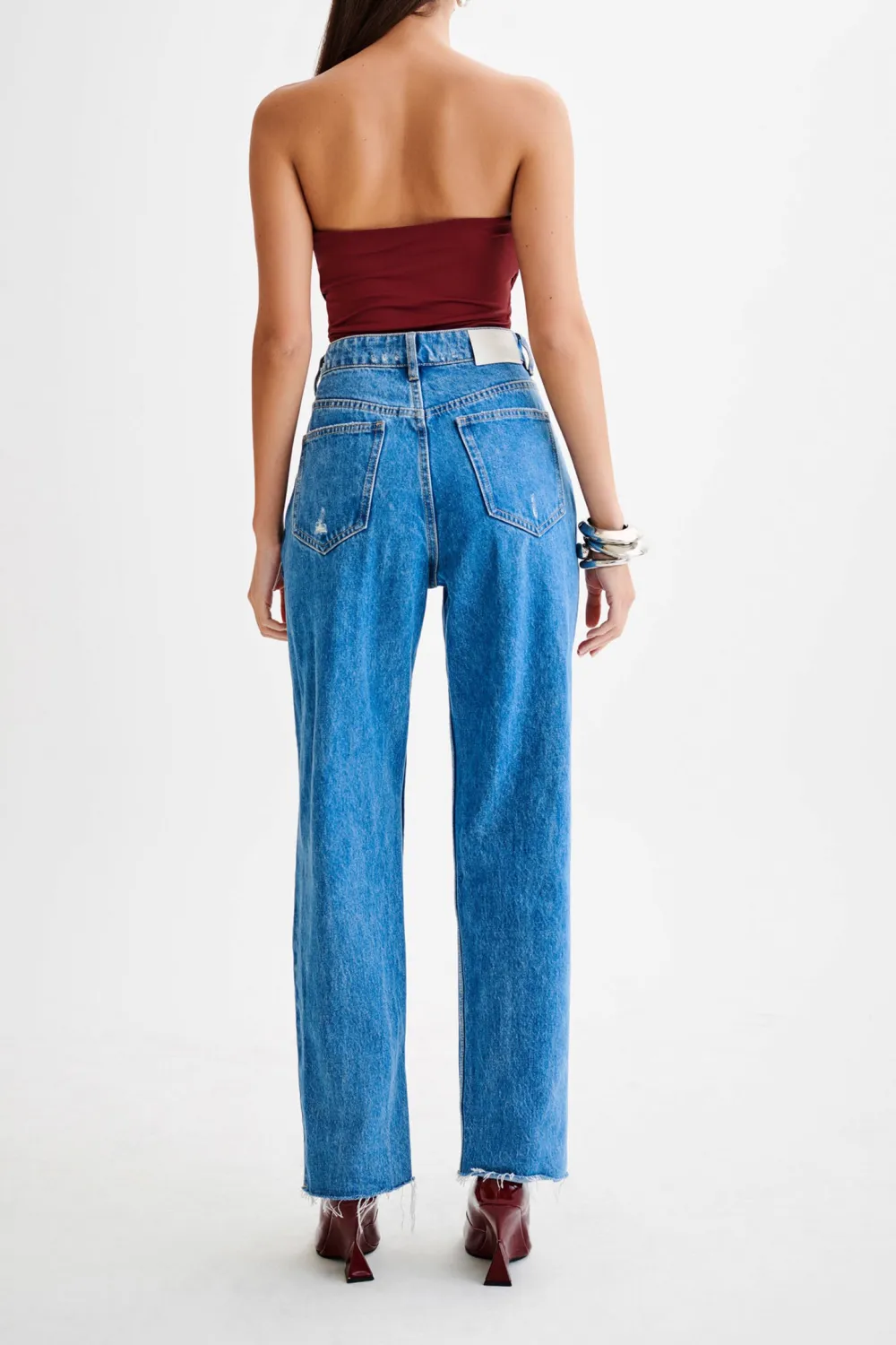 Recycled Nylon Ruched Bodysuit