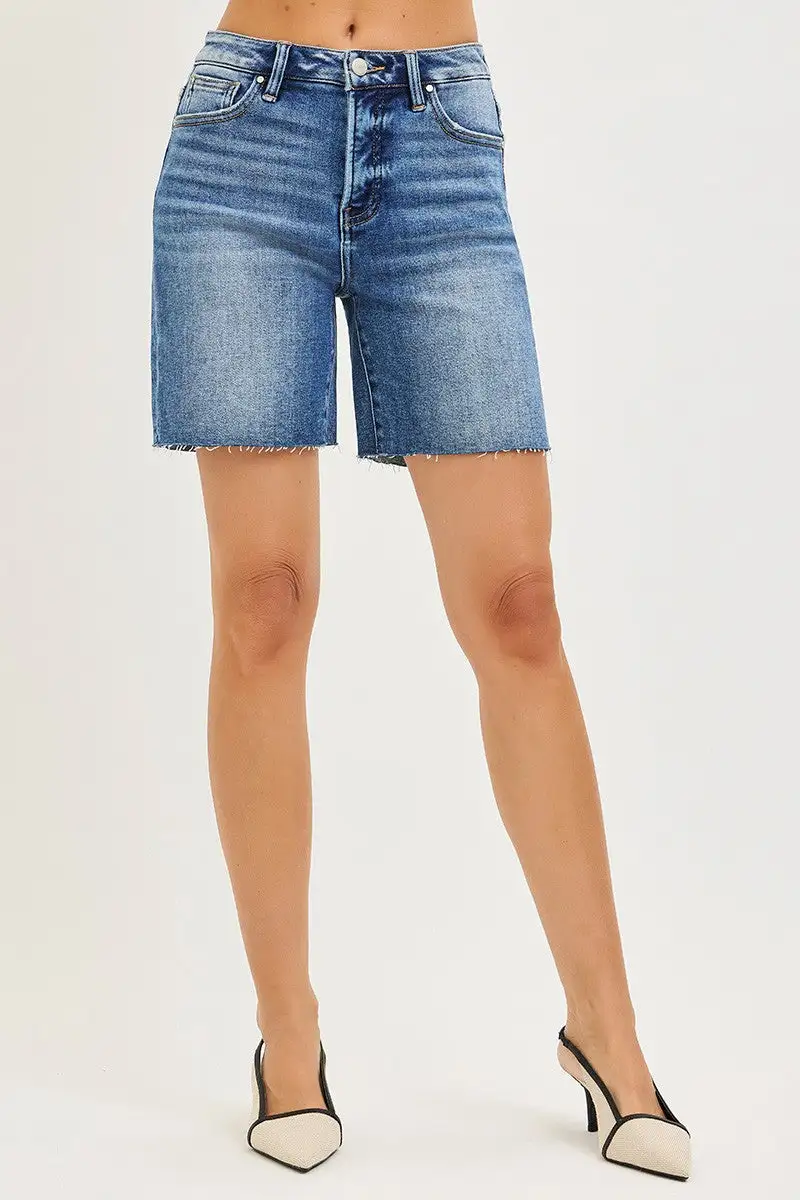 Tummy Control High Casual Shorts