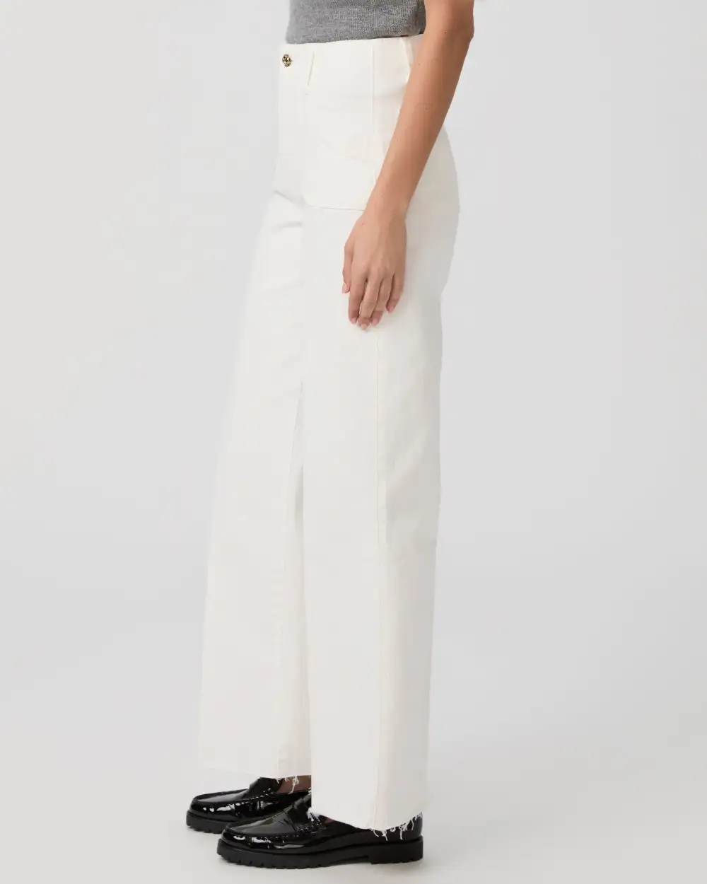 Wide Leg Cropped Jeans