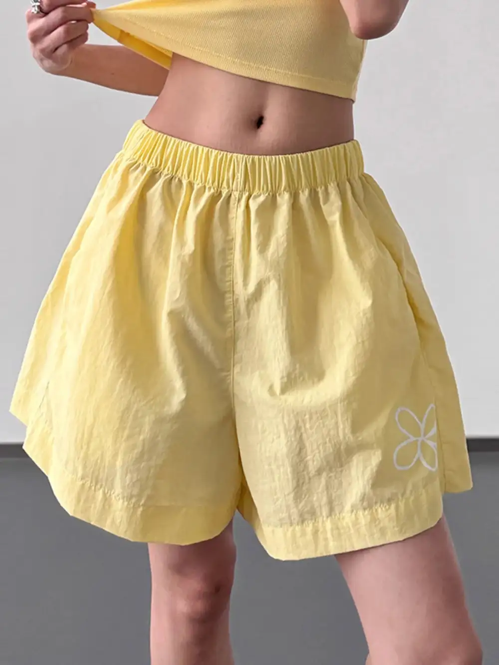 Everyday Elastic Waist Shorts