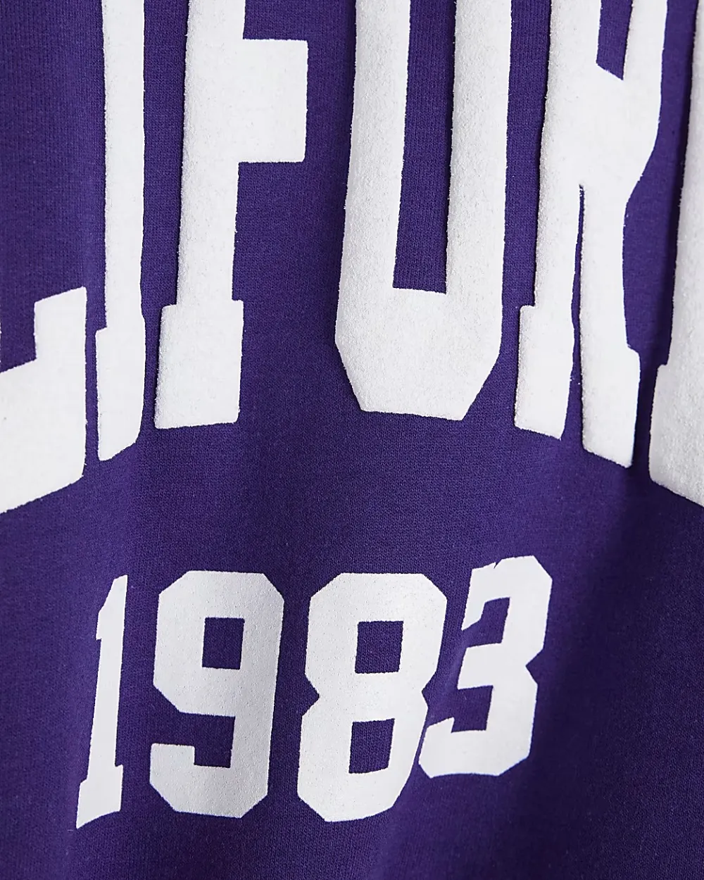 Women's Loose Purple Cotton Sweatshirts