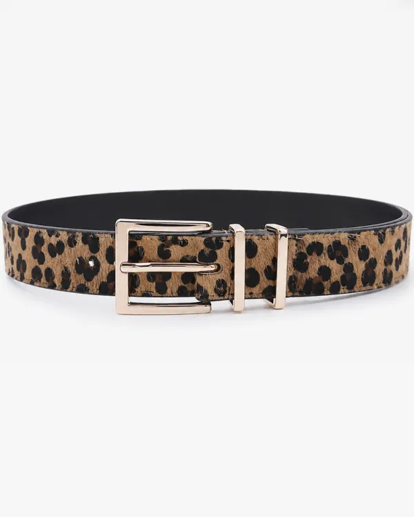 Statement Animal Print Women's Belt
