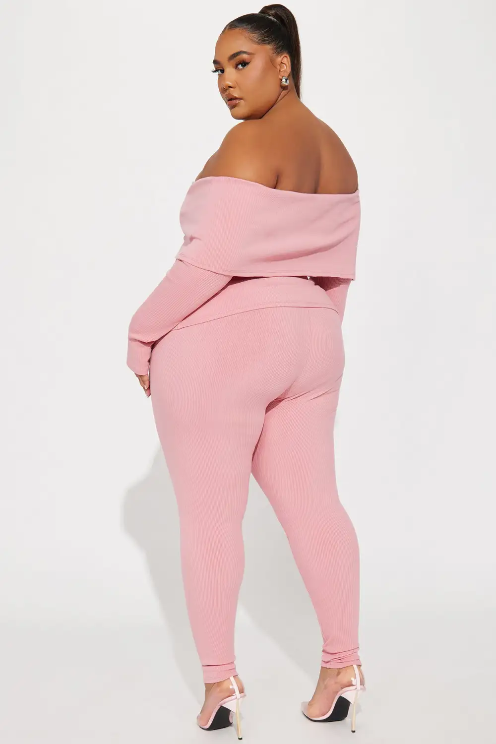 Shaila Snatched Pant Set - Mauve