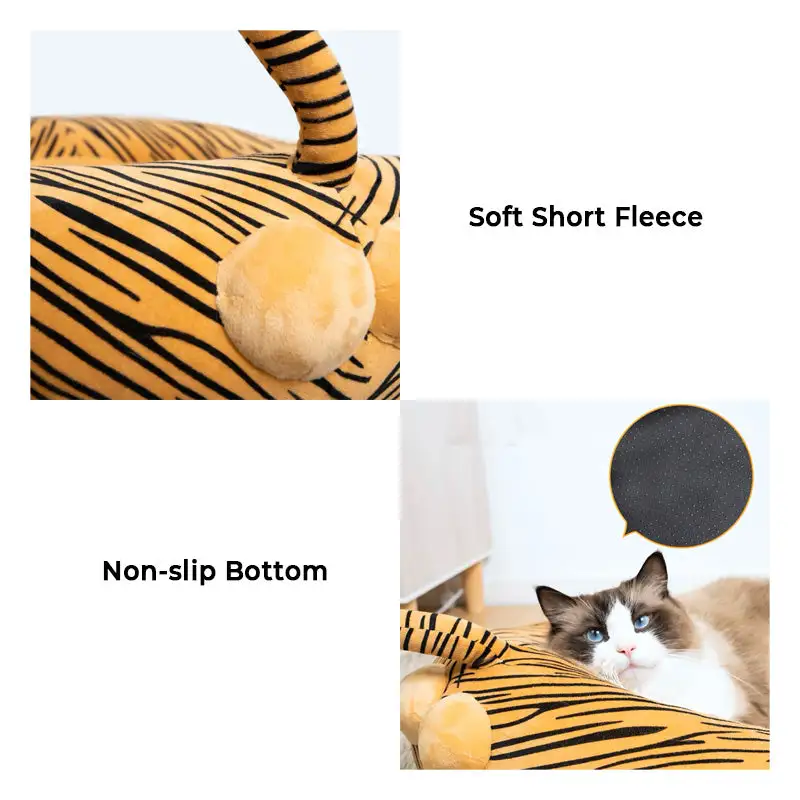 Funny Tiger Butt Shape Cat Bed