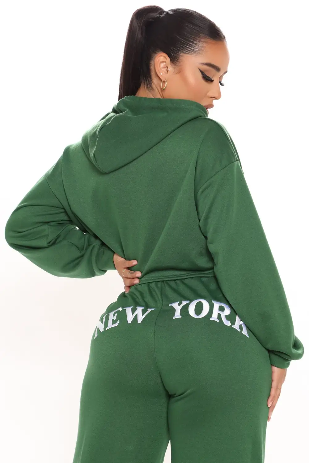 Having It My Way Pant Set - Hunter