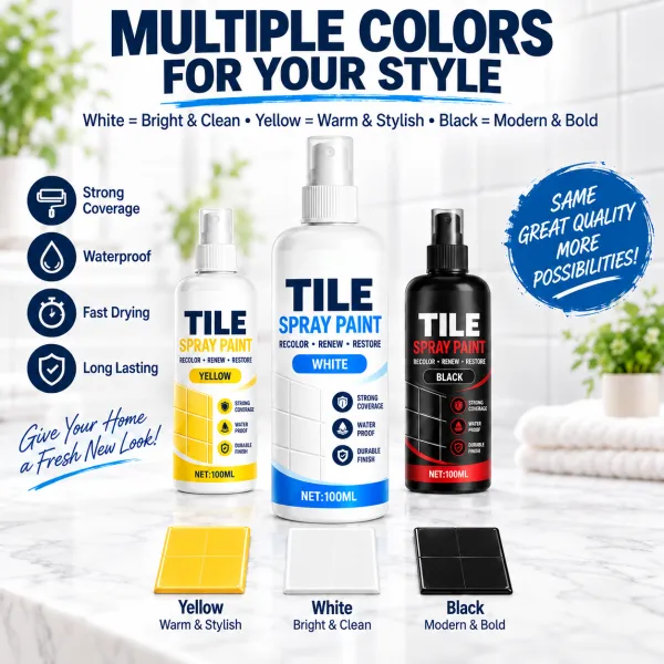 Tile Renewal Spray Paint | 100ml 3 Colors