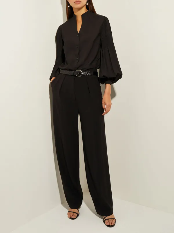 Pleated Sleeve Shirt