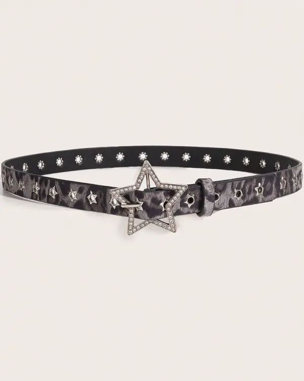 Statement Star Buckle Women's Belt