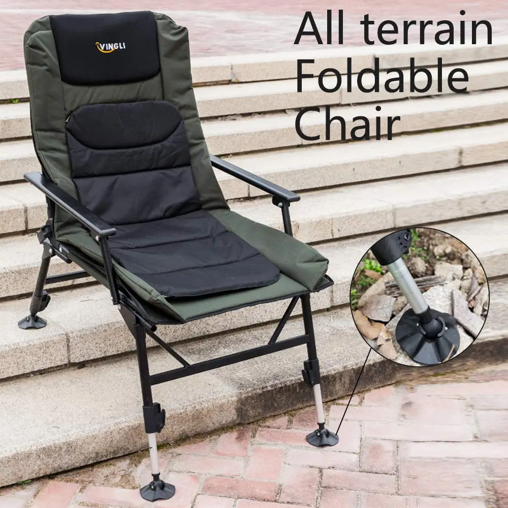 Foldable  Adjustable Reclining Fishing Chair