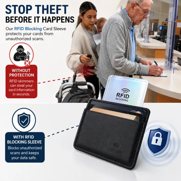 Last Week Promotion 70% OFF - RFID Blocking Card Sleeves