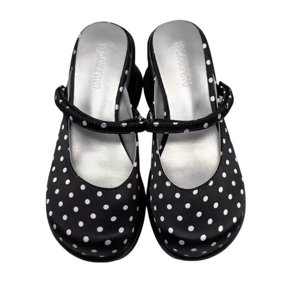 Trend Victim Polka Dot Platform Sandals