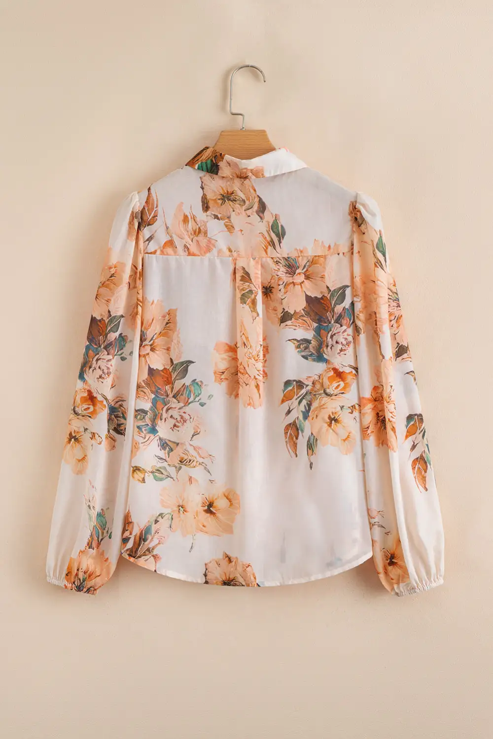Everyday Floral Puff Sleeve Shirt Blouse