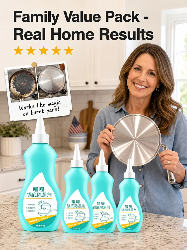 Household pot bottom black remover