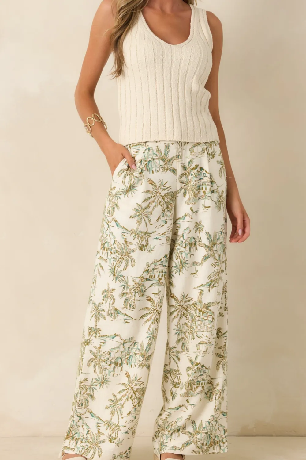 Tiki Tide Lightweight Linen Pants