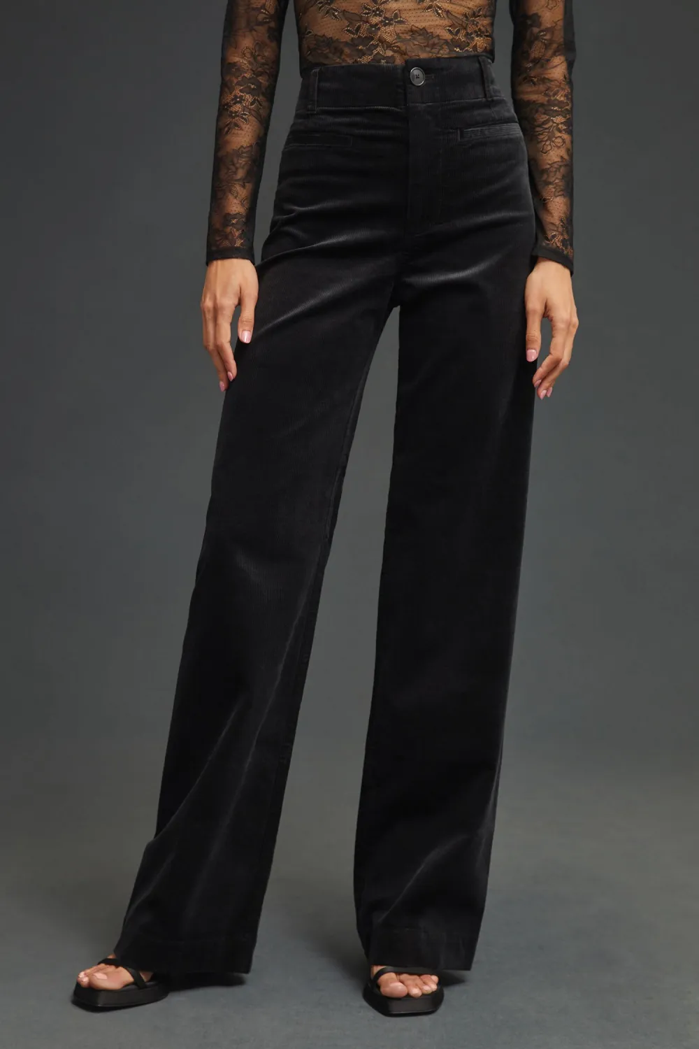 Colette Corduroy Wide-Leg Pants