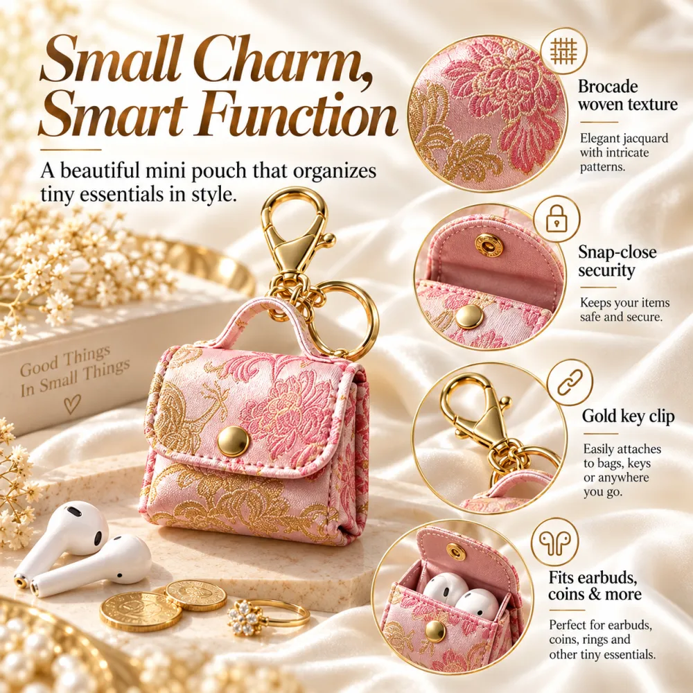 Blossom Mini Purse Charm