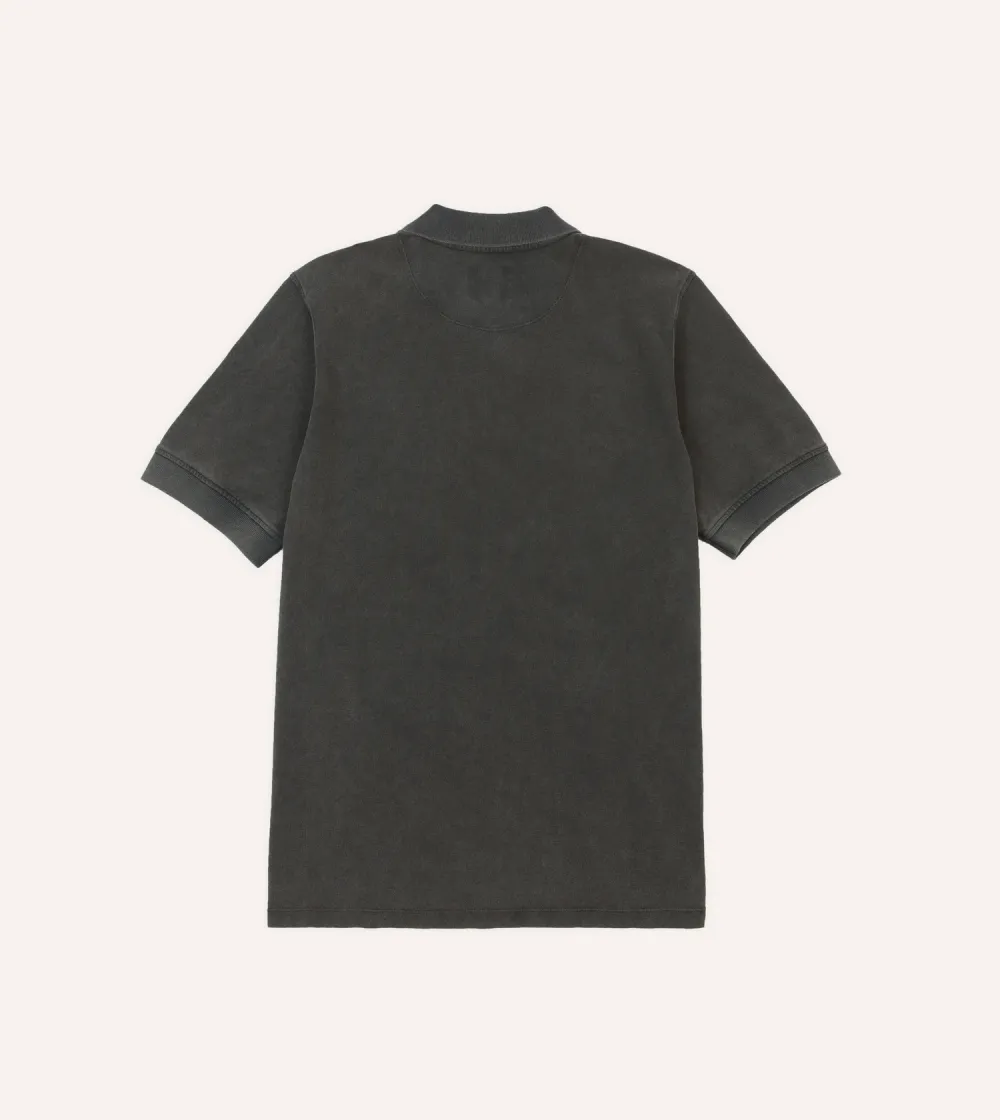 Olive Green Short Sleeve Polo Shirt