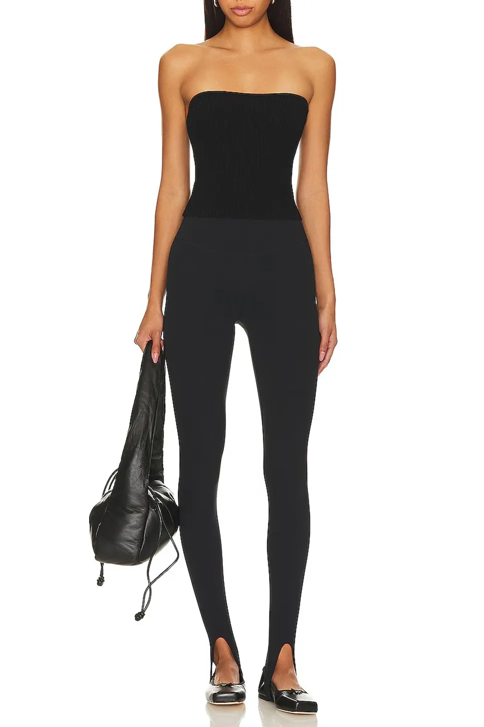 Black Stirrup Legging