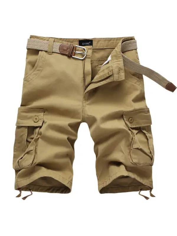 Straight Leg Relaxed Utility Shorts Clean Line